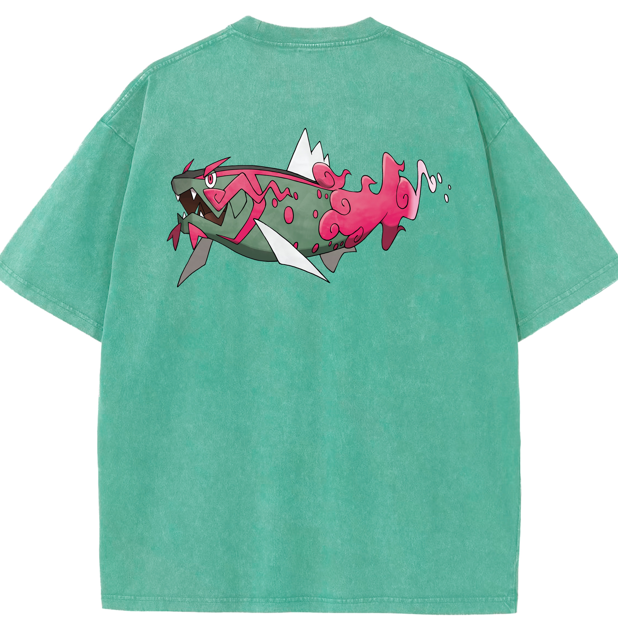 （画像用） ポケットモンスター Pokémon 綿100% ヴィンテージ風 半袖Tシャツ（背面プリント）